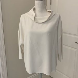 Chico’s Cowel Neck Blouse -size 2/L